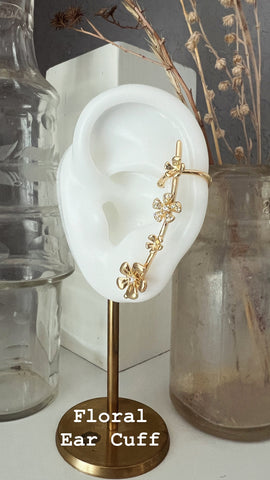 Floral Ear Cuff