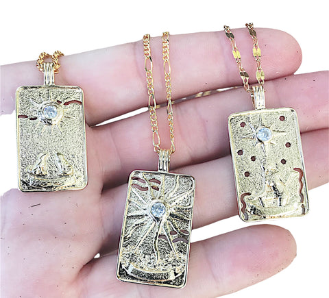 Tarot Card Sliders - Sun, Moon, Star