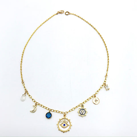 Lani Bleu trinket necklace